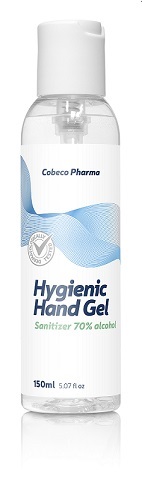 Hygienic Hand Gel Sanitiser 70% Alcohol - kills Covid-19 viruses